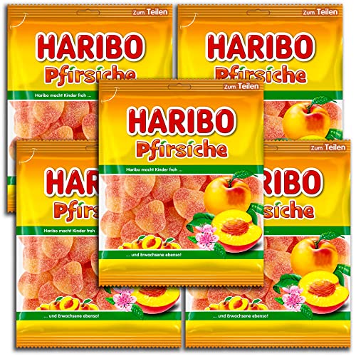 5 er Pack Haribo Pfirsiche 5 x 175g 5 er Pack Haribo Pfirsiche 5 x 175g von topDeal