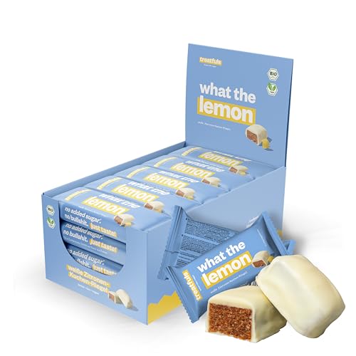 treatfuls - weiße Schoko-Zitronenkuchen-Riegel - aus Datteln und Nüssen - vegan - 100% Natürlich & Fairtrade - glutenfrei - 20 x 40g treatfuls - weiße Schoko-Zitronenkuchen-Riegel - aus Datteln und Nüssen - vegan - 100% Natürlich & Fairtrade - glutenfrei - 20 x 40g von treatfuls