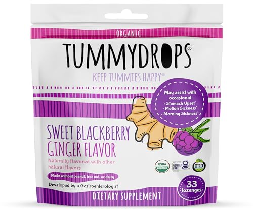Tummydrops USDA Organic Sweet BlackBerry Ginger von tummy drops
