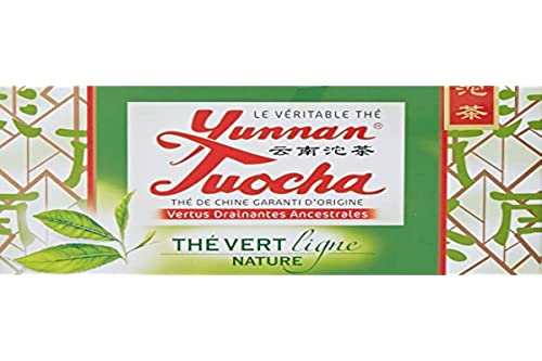 Yunnan Tuocha Zouji Grüner Naturtee - 20 Teebeutel (1er Pack x 20) - 40g - Tee aus China mit Garantierter Herkunft von tuocha
