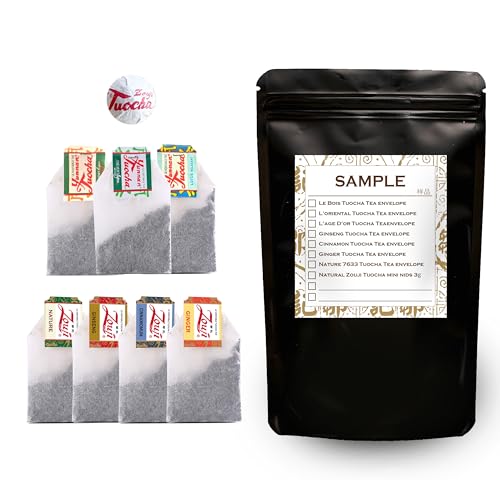 Yunnan Tuocha Zouji Nature Tuocha Tee - Probenpaket - 7 Teebeutel mit Verschiedenen Aromen + 1 Mini-Nest von 3g - 17g - Tee aus China mit Garantierter Herkunft Yunnan Tuocha Zouji Nature Tuocha Tee - Probenpaket - 7 Teebeutel mit Verschiedenen Aromen + 1 Mini-Nest von 3g - 17g - Tee aus China mit Garantierter Herkunft von tuocha