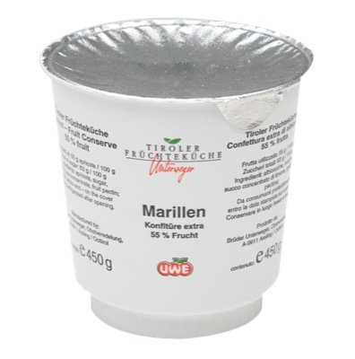 Uwe Konfitüre Bar F55% 450g, Marille - 6 x 450g Uwe Konfitüre Bar F55% 450g, Marille - 6 x 450g von u&we