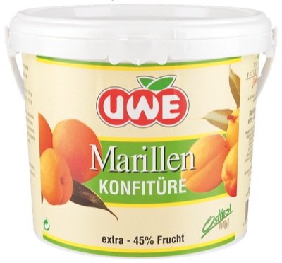 Uwe Konfitüre Marille F45% 2kg von u&we