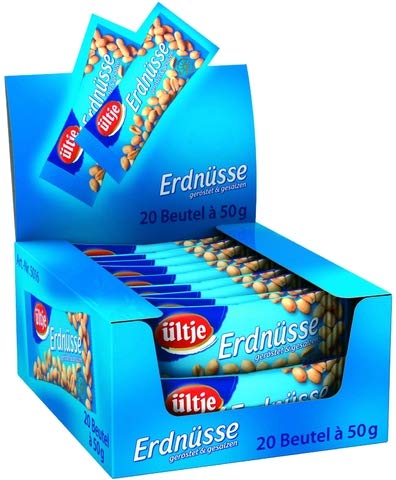 Ültje Erdnüsse Gesalzen und Geröstet 20x50g von ültje