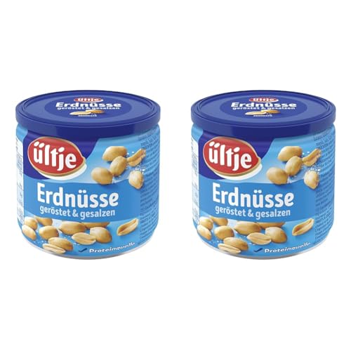 ültje Erdnüsse, geröstet & gesalzen Dose, 180g (Packung mit 2) von ültje