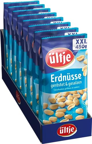 ültje Erdnüsse geröstet & gesalzen, 8er Pack (8 x 450 g) von ültje