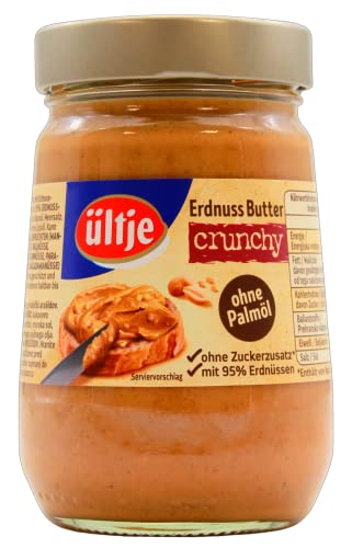 ültje Erdnuss Butter crunchy, 6er Pack (6 x 340 g) von ültje