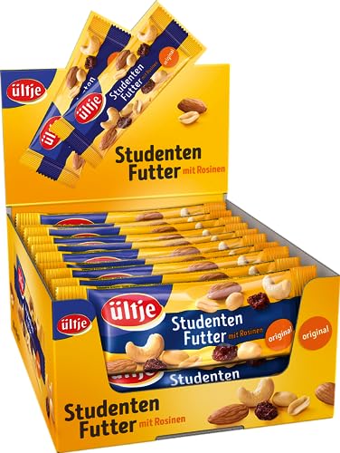 ültje Studentenfutter, original, Riegelbeutel, 20 x 50 g | 20 Stück (1er Pack) von ültje