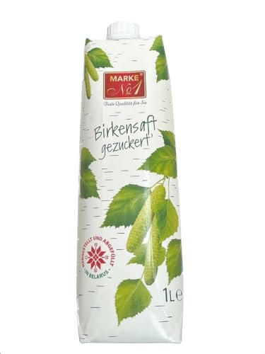 Birkensaft Marke Nr.1 3er Pack (3 x 1L) birch juice берёзовый сок Birkenwasser Birken Saft von Ulan