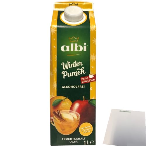 Albi Winter Punsch Alkoholfrei (1 Liter Pack) + usy Block von usy