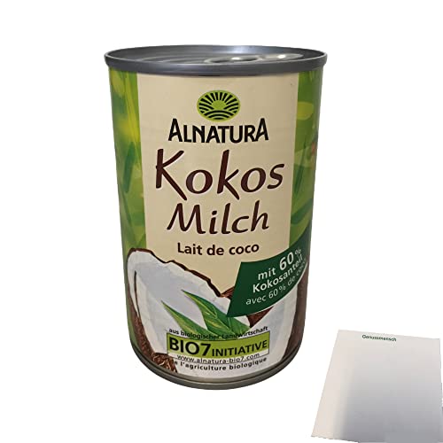 Alnatura Bio Kokosmilch 1er Pack (1x400ml) + usy Block von usy