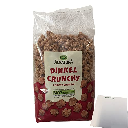 Alnatura Dinkel Crunchy (750g Packung) + usy Block von usy