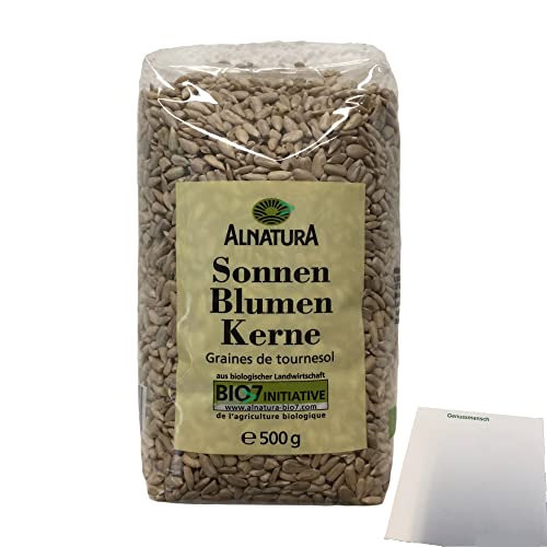 Alnatura Sonnen Blumen Kerne (500g Packung) + usy Block von usy