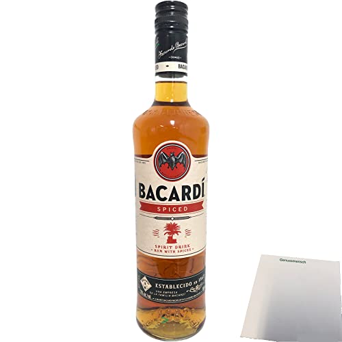 Bacardi Spiced 35% (700ml Flasche) + usy Block von usy