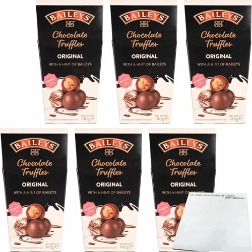 Baileys Chocolate Truffles mit Baileys original Iris Cream 6er Pack (6x150g Packung) + usy Block von usy