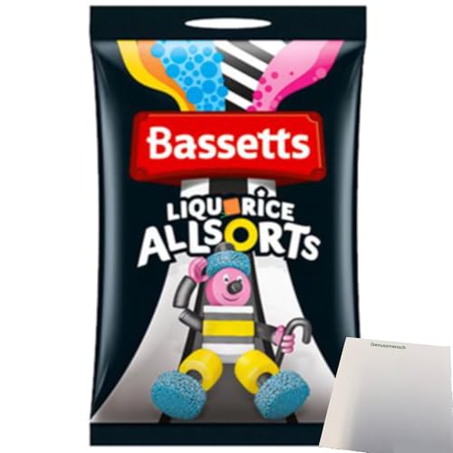 Bassett's englisches Lakritz Konfekt Mischung Liquorice Allsorts (1kg) + usy Block von usy