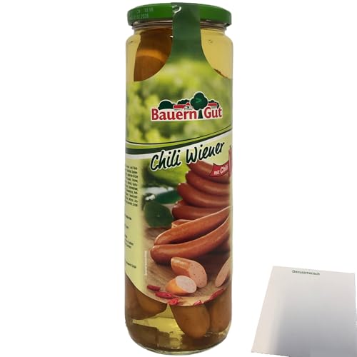 Bauerngut Chiliwiener Wienerwürstchen (ATG 300g) + usy Block von usy