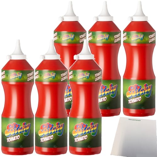 Bicky Tomaten-Ketchup 6er Pack (6x900ml Flaschen) + usy Block von usy