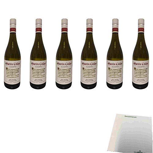Bodegas Martin Codax Albarino Rias Baixas 12,5% vol 6er Pack (6x0,75l Flasche Weißwein) + usy Block von usy