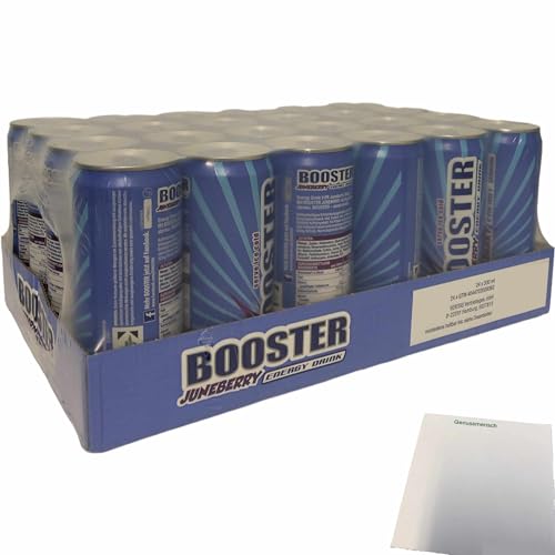 Booster Energy Drink Juneberry DPG (24x330ml Dose) + usy Block von usy