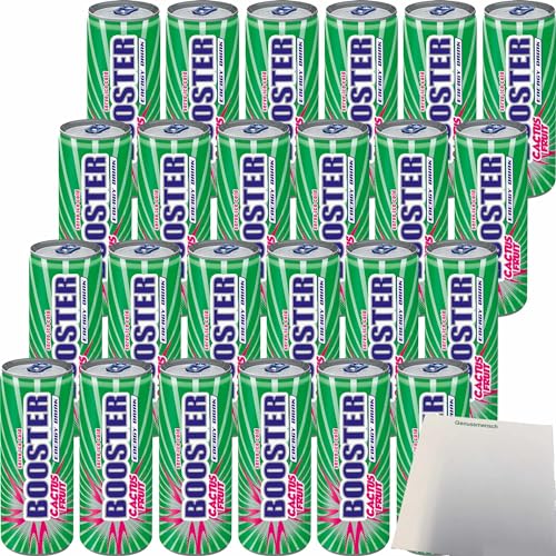 Booster Energy Drink Kaktusfrucht VPE (24x0,33l Dose DPG) + usy Block von usy