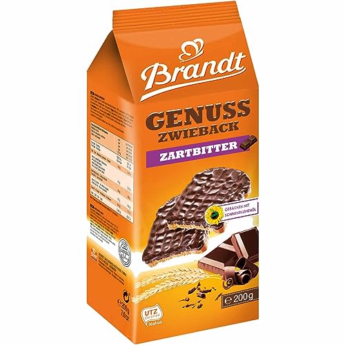 Brandt Genuss Zwieback Zartbitter (200g Beutel) + usy Block von usy