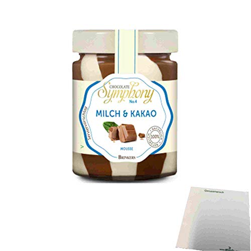 Brinkers Chocolate Symphony No 4 Mousse Milch & Schokolade (210g Glas) + usy Block von usy