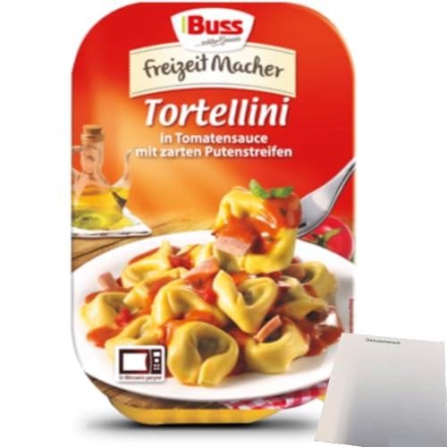 Buss Tortellini in Tomatensauce mit zarten Putenstreifen (300g Packung) + usy Block von usy