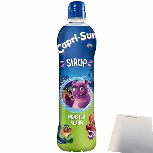 Capri Sun Sirup Monsteralarm (600ml Flasche) + usy Block von usy
