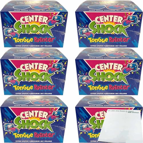 Center Shock Zungenmaler Sauer 100 Stück 6er Pack (6x400g Packung) + usy Block von usy