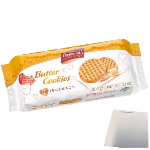 Coppenrath Butter Cookies Hausgebäck (200g Packung) + usy Block von usy