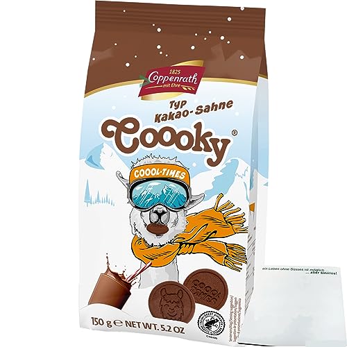 Coppenrath Coool Times Cooky Kakao-Sahne (150g Packung) + usy Block von usy