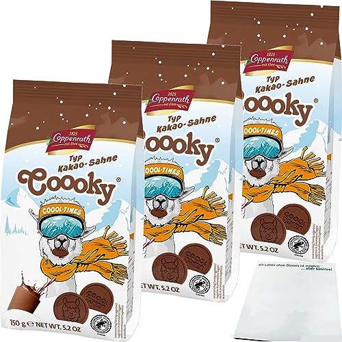 Coppenrath Coool Times Cooky Kakao-Sahne 3er Pack (3x150g Packung) + usy Block von usy