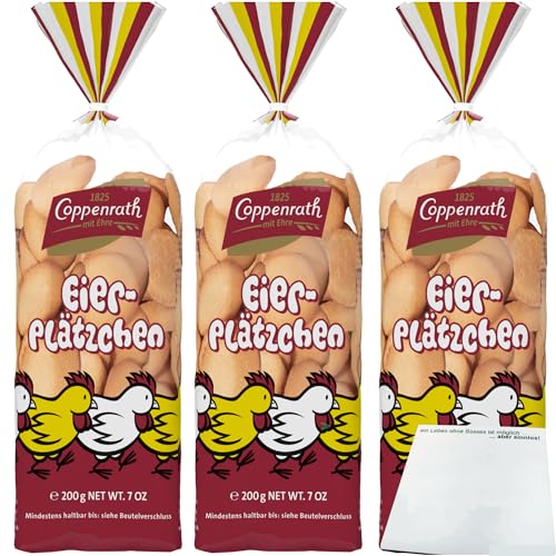 Coppenrath Eierplätzchen 3er Pack (3x200g Beutel) + usy Block von usy