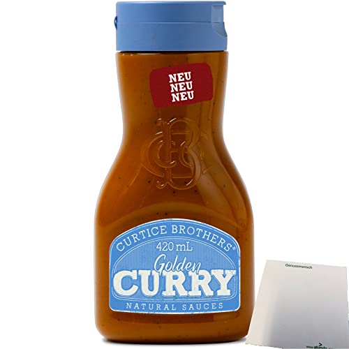 Curtice Brothers Original Golden Curry Sauce Squeeze Flasche (420ml) + usy Block von usy
