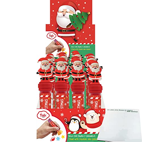 Dolci Iberica Weihnachtsstempel mit Jelly Beans (24Stk) + usy Block von usy