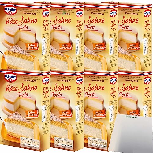 Dr. Oetker Käse-Sahne Torte Backmischung VPE (8x385g Packung) + usy Block von usy