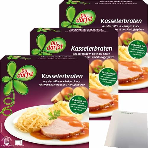 Du darfst Menü Kassler Schulterbraten 3er Pack (3x400g Packung) + usy Block von usy