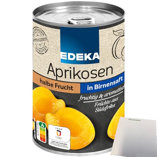 Edeka Aprikosen halbe Frucht in Traubensüße (425ml Dose) + usy Block von usy