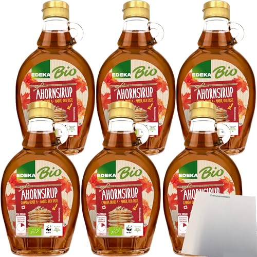 Edeka Bio Ahornsirup aus Kanada 6er Pack (6x250ml Flasche) + usy Block von usy