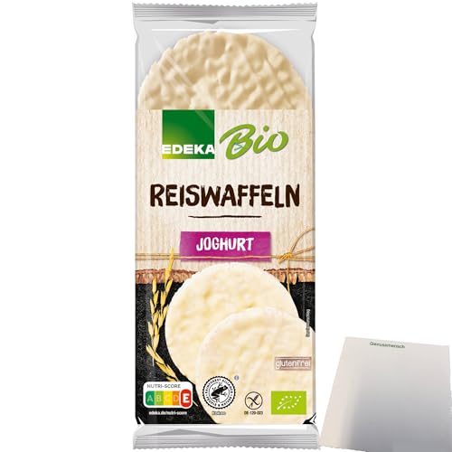 Edeka Bio Reiswaffeln mit Joghurt (100g Packung) + usy Block von usy