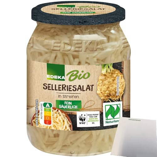 Edeka Bio Selleriesalat in Streifen geschnitten (330g Glas) + usy Block von usy
