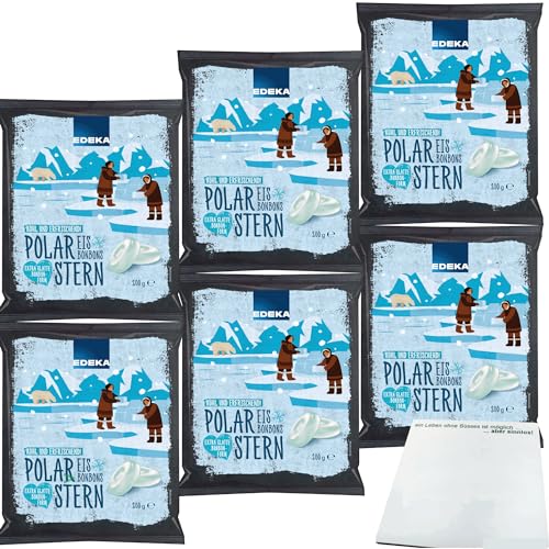 Edeka Eis Bonbons kühl und erfrischend 6er Pack (6X200g Packung) + usy Block von usy