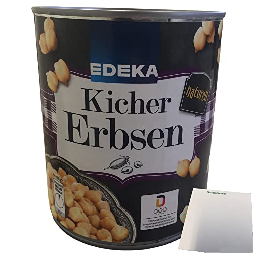 Edeka Kicher Erbsen naturell (800g Dose) + usy Block von usy