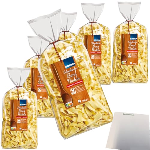 Edeka Schwäbische Bandnudeln schmal 6er Pack (6x500g Packung) usy Block von usy