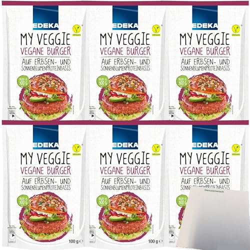 Edeka my Veggie Vegane Trockenmischung Burger 6er Pack (6x100g Packung) + usy Block von usy