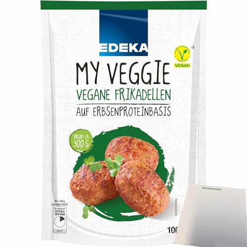 Edeka my Veggie Vegane Trockenmischung für Frikadellen (100g Packung) + usy Block von usy