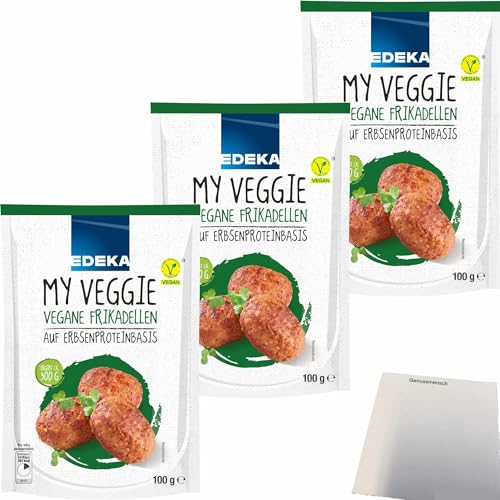 Edeka my Veggie Vegane Trockenmischung für Frikadellen 3er Pack (3x100g Packung) + usy Block von usy