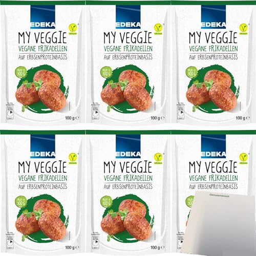 Edeka my Veggie Vegane Trockenmischung für Frikadellen 6er Pack (6x100g Packung) + usy Block von usy