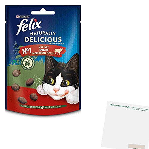 Felix Naturally Delicious Rind N1 (50g Packung) + usy Block von usy